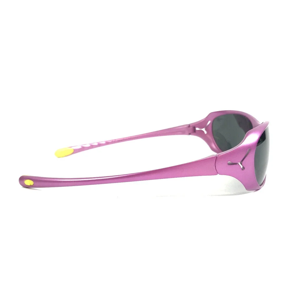 Cebe Kids Sunglasses Gecko 1981 00/6 A6 Matte Purple Wrap Frames w/ Gray Lenses